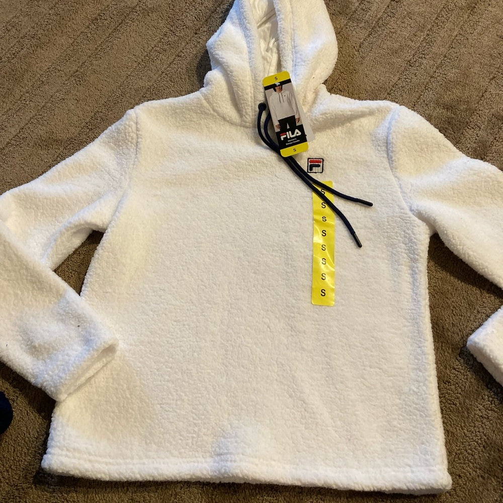 Fila Sherpa hoodie women’s size S new